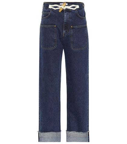 Jw Anderson Toggle Wide-leg Jeans