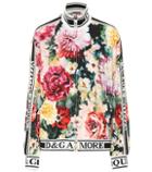Dolce & Gabbana Floral Stretch Cady Track Jacket