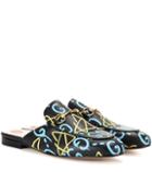 Gucci Guccighost Princetown Leather Slippers