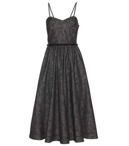 Tomas Maier Printed Denim Dress