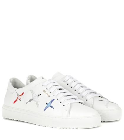Prada Clean 90 Bird Leather Sneakers
