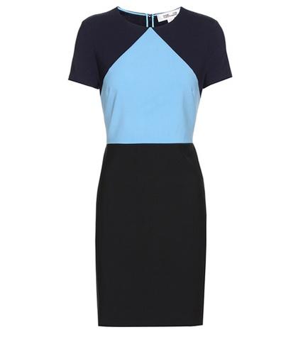 Diane Von Furstenberg Wool-crêpe Minidress