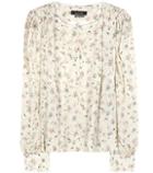 Kenzo Thalio Printed Silk Blouse