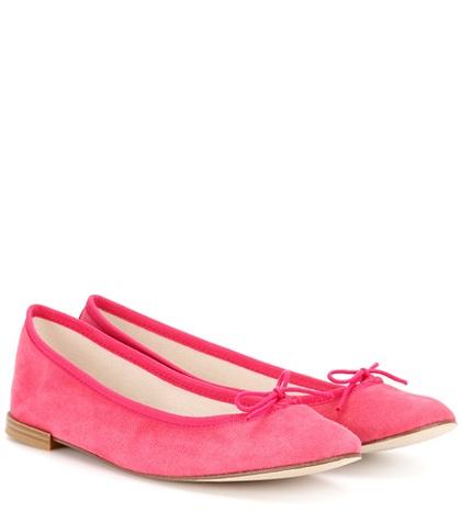 Co Cendrillon Suede Ballerinas