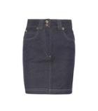 Versace High-waisted Denim Miniskirt