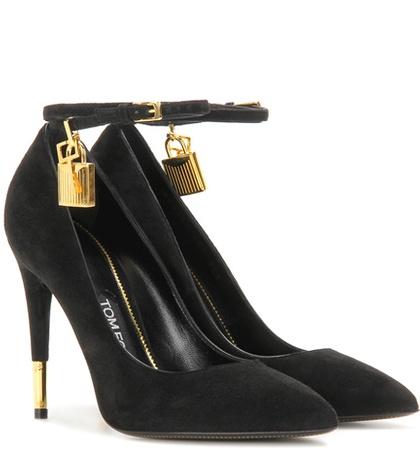Mary Katrantzou Embellished Suede Pumps