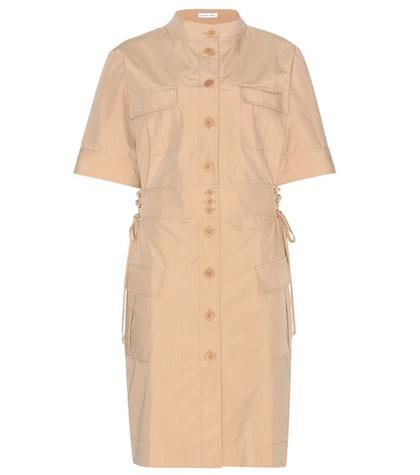 Tomas Maier Techno Canvas Safari Dress