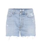 7 For All Mankind High-waisted Denim Shorts