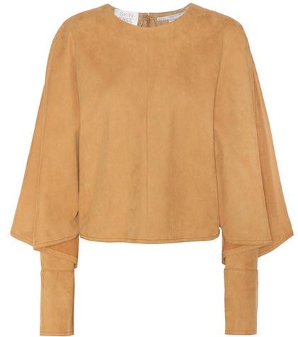 Stella Mccartney Olivia Faux Suede Top