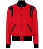 Saint Laurent Classic Teddy Wool Bomber Jacket