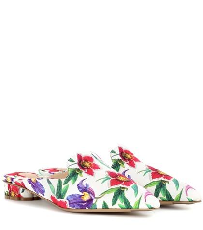 Salvatore Ferragamo Maida 20 Floral-printed Mules