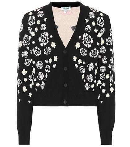 The Upside Floral Cotton-blend Cardigan