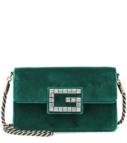 Gucci Velvet Shoulder Bag