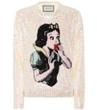 Gucci Snow White Sequinned Wool Sweater