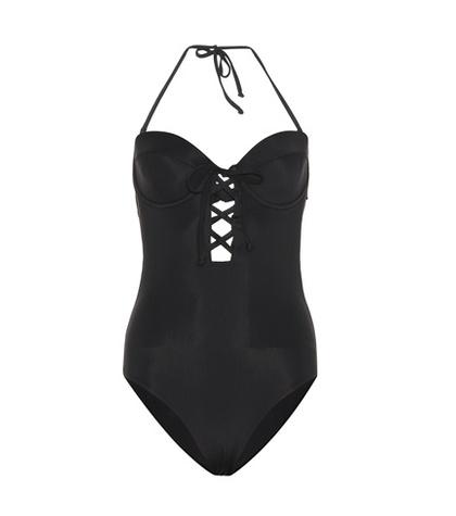 Burberry Black Lace Swimsuit