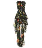 Jimmy Choo Lola Printed Silk Dress