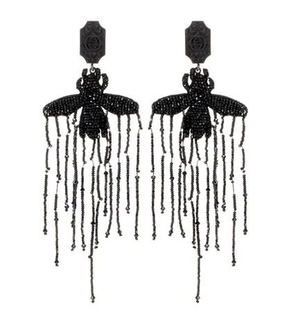 Miu Miu Beaded Clip-on Earrings