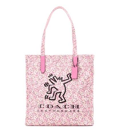 Coach X Keith Haring Embellished Canvas Tote