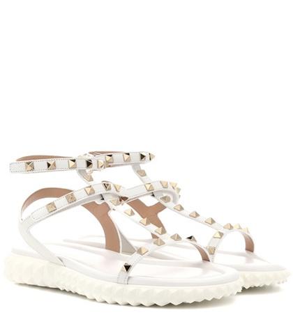 Valentino Garavani Valentino Garavani Free Rockstud Leather Sandals