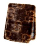 Gucci Gg Faux Fur Scarf