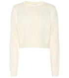 Saint Laurent Wool-blend Cropped Sweater