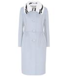Fendi Mink Fur-trimmed Wool Coat