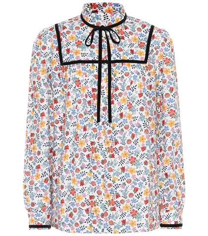 Givenchy Floral-printed Cotton Top