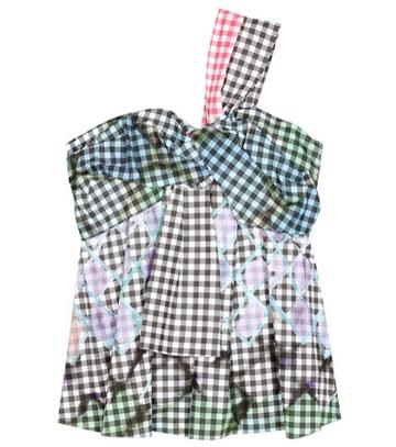 Opening Ceremony Gingham Cotton Top