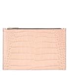 Victoria Beckham Small Simple Embossed Leather Pouch