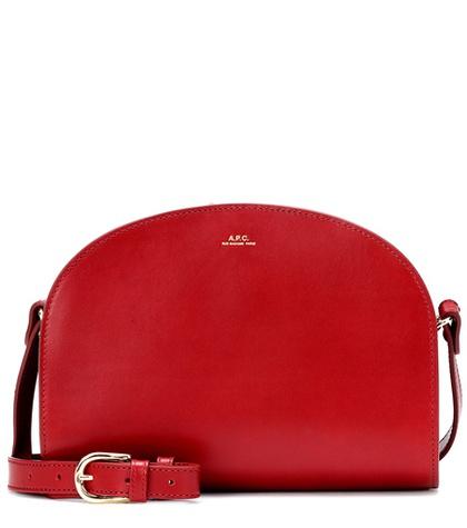 Magda Butrym Demi-lune Leather Shoulder Bag