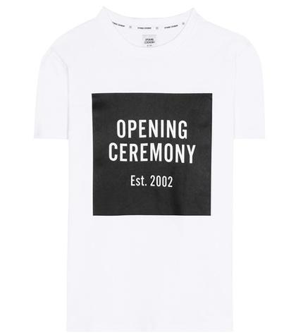 Jimmy Choo Logo Printed Cotton T-shirt