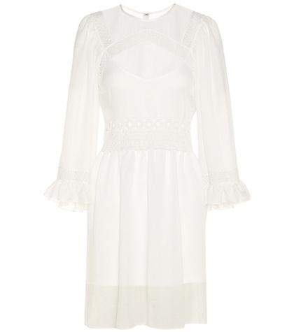 Mcq Alexander Mcqueen Embroidered Dress