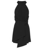 Saint Laurent Crêpe Playsuit