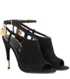 Tom Ford Peep-toe Suede Sandals