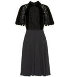 Valentino Velvet And Lace Dress