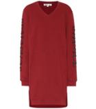 Mcq Alexander Mcqueen Embroidered Cotton Sweater Dress