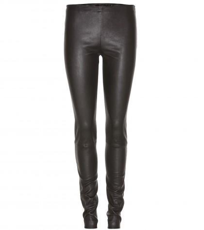 The Row Moto Leather Leggings