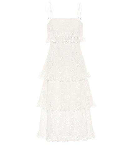 Zimmermann Lumino Lace Cotton Dress