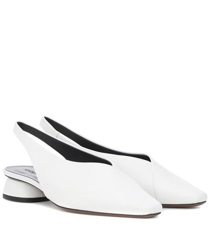 Neous Kingia Slingback Leather Pumps