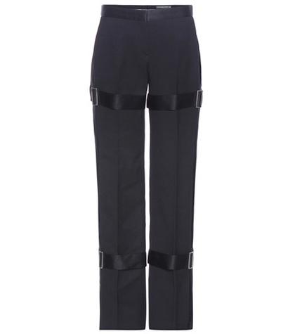 Alexander Mcqueen Wool And Silk Trousers