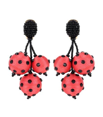 Jimmy Choo Beaded Clip-on Earrings