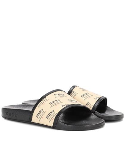 Gucci Printed Slides