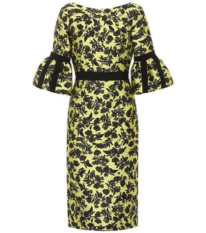 Ellery Floral Jacquard Dress