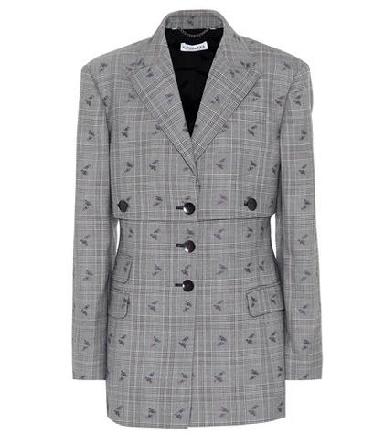 Christian Louboutin Neil Plaid Wool-blend Blazer