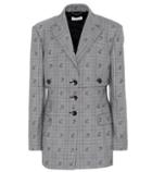 Christian Louboutin Neil Plaid Wool-blend Blazer