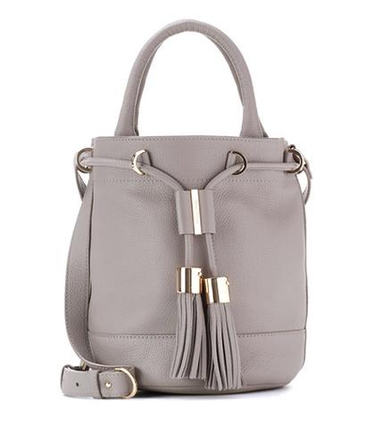 Ganni Vicki Large Leather Bucket Bag