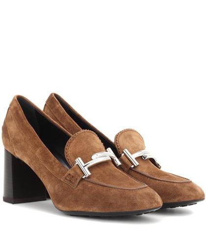 Balenciaga Double T Suede Pumps