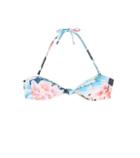 Valentino Knot Front Printed Bandeau Bikini Top