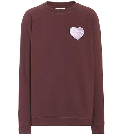 Ganni Lott Isoli Cotton Sweatshirt