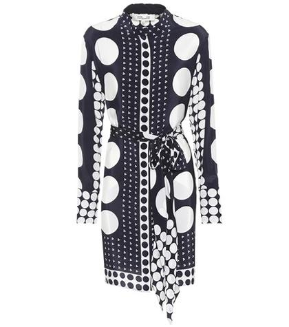 Diane Von Furstenberg Silk-crêpe Shirt Dress